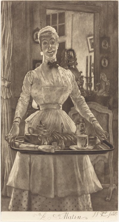 Le Matin morgen, 1886. av James Tissot