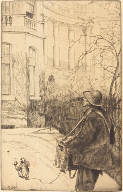 Orgelkvernen, 1878. av James Tissot