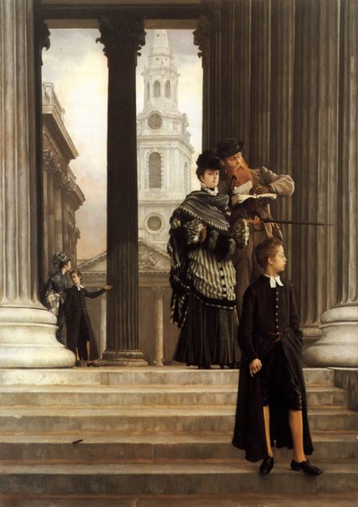 Besøkende i London av James Jacques Joseph Tissot