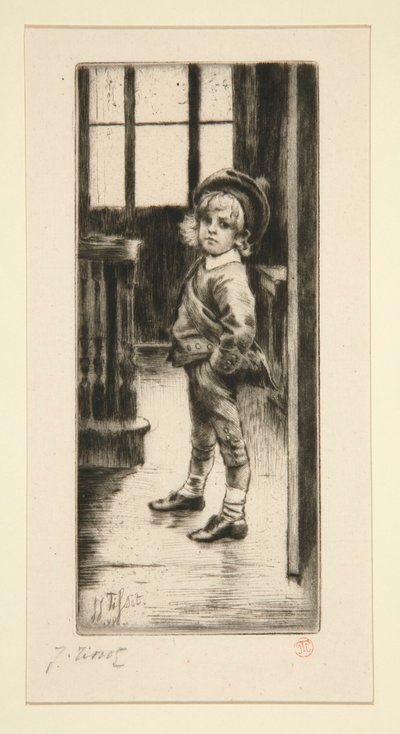 Sa Premi?re Culotte [Første ridebukse] av James Tissot