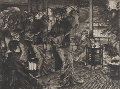 Lignelsen om den fortapte sønn, nr. II: In Foreign Climes, 1882. av James Tissot
