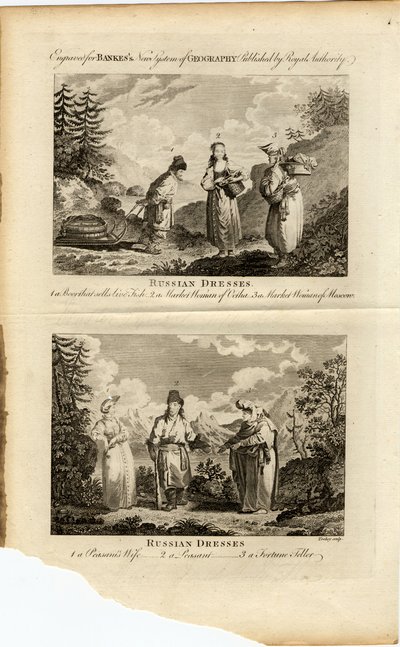 Russiske kjoler, ca 1775 av James Tookey