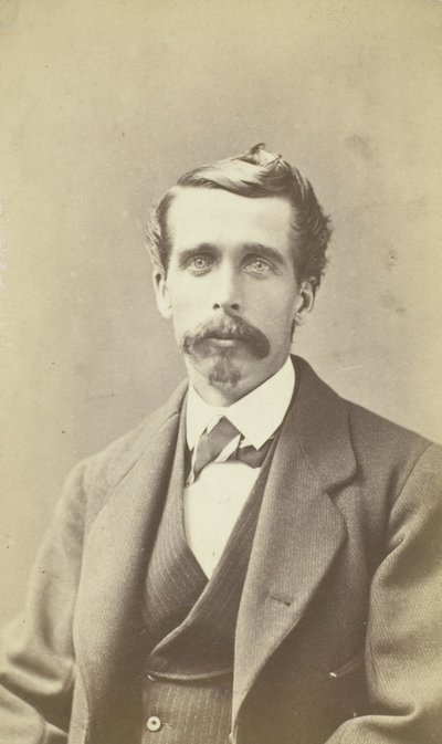 Uten tittel Portrait of Man with Large Moustache, 185099. av James W. Turner