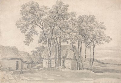 En gård blant trær av James Ward
