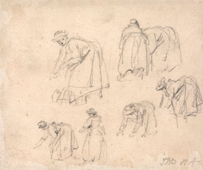 Figurstudier: Kvinner som arbeider av James Ward