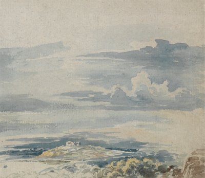 Landskap med et slott på en høyde av James Ward