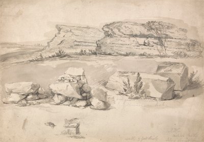 Ruinene av Richbro' Castle, Isle of Thanet av James Ward
