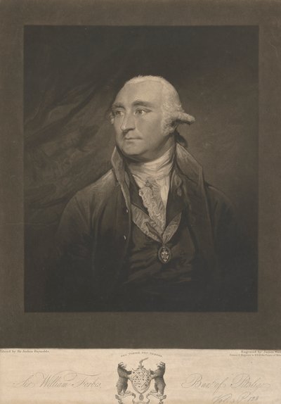 Sir William Forbes, sjette baronet av Monymusk og Pitsligo av James Ward