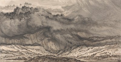 Snowdon, en storm som nærmer seg av James Ward