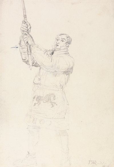 Study of a Drayman (A Study for "Sides - all") av James Ward