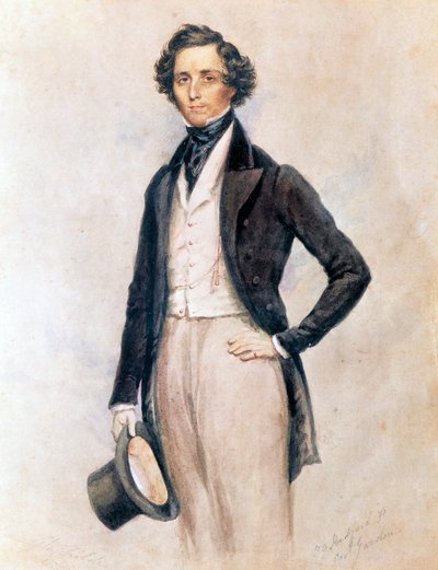Portrett av Felix Mendelssohn Bartholdy (Hamburg av James Warren (after) Childe