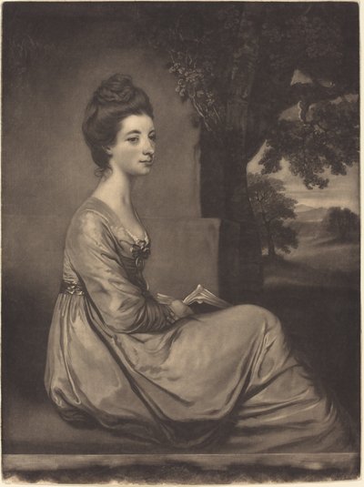 Jemima grevinne Cornwallis av James Watson after Sir Joshua Reynolds