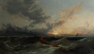 The Signal, ca. 1860 (olje på lerret) av James Webb