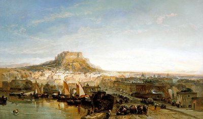 Utsikt over Cartagena, Spanias østkyst av James Webb