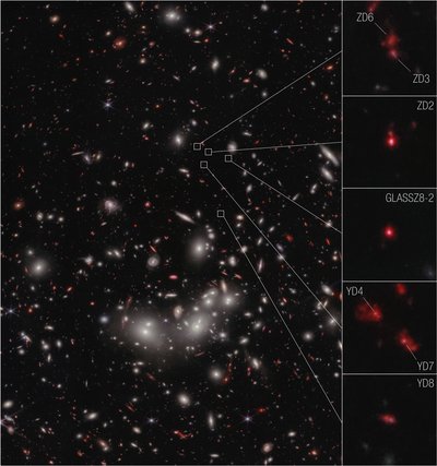 Galaxy Protocluster (NIRCam-bilde) av James Webb Space Telescope (NASA)