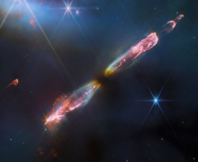 HH 211 (NIRCam-bilde) av James Webb Space Telescope (NASA)