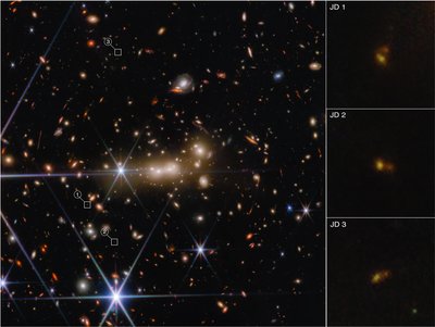 MACS0647 (NIRCam-bilde) av James Webb Space Telescope (NASA)