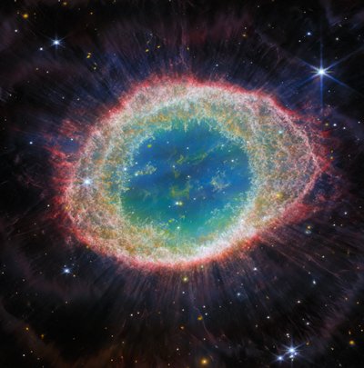 Ringtåken (NIRCam-bilde) av James Webb Space Telescope (NASA)