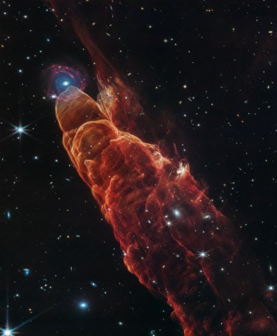 Teleskop avslører den kosmiske tornadoens sanne natur av James Webb Space Telescope (NASA)
