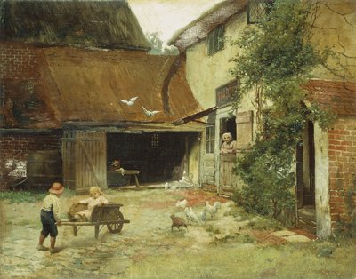 En hytte i Brooklyn, av James Wells Champney