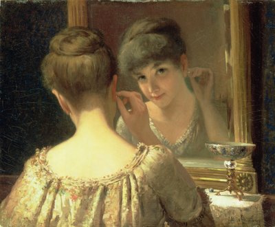 The Coquette, ca. 1885 av James Wells Champney
