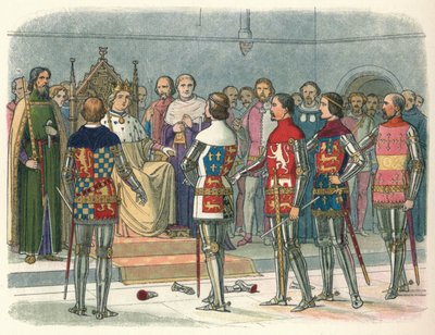 Arundel, Gloucester, Nottingham, Derby og Warwick, før kongen, 1387 1864 av James William Edmund Doyle