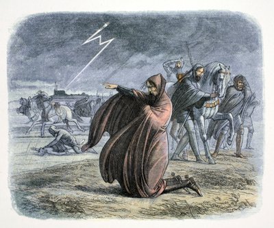 Edward III av England lover at han vil slutte fred, 1360 1864 av James William Edmund Doyle