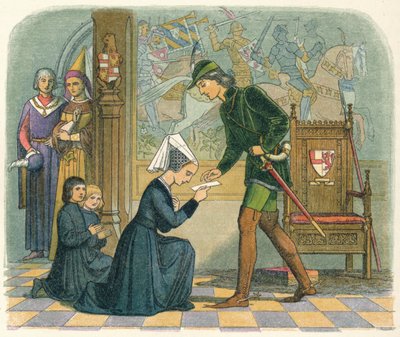 Edward IV og Lady Elizabeth Grey, 1464 1864 av James William Edmund Doyle
