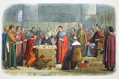 Edward I av England anerkjent som Suzerain av Skottland, 1290 1864 av James William Edmund Doyle