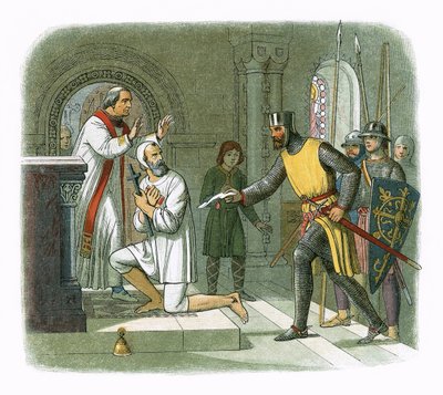 Hubert hentet fra helligdommen i Boisars av James William Edmund Doyle
