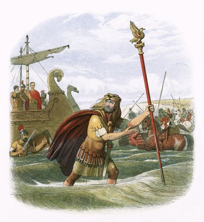 Julius Cæsars invasjonsforsøk i 55 f.Kr av James William Edmund Doyle