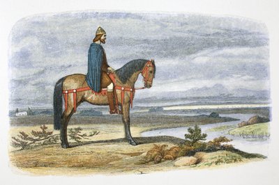 Kong Alfred planlegger fangsten av den danske flåten, 892 1864 av James William Edmund Doyle