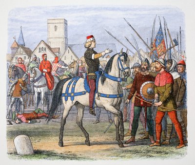 Kong Richard II møter opprørerne ved Smithfield, Peasants
