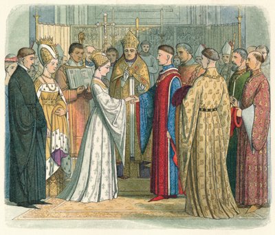 Ekteskap med Henry V. og Katherine av Frankrike, 1420 1864 av James William Edmund Doyle