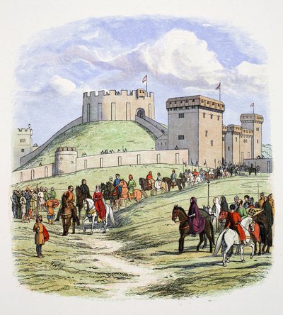 Matilda har tillatelse til å trekke seg fra Arundel, Sussex, 1139 1864 av James William Edmund Doyle