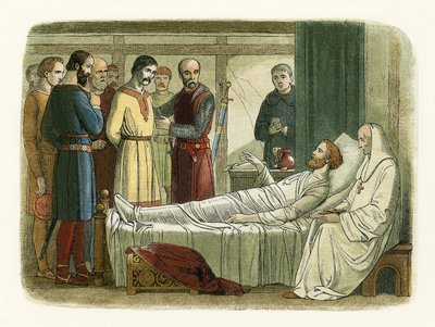 Richard benåder bueskytteren som skjøt ham av James William Edmund Doyle