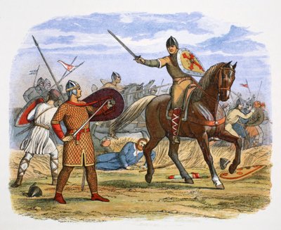 Robert, hertugen av Normandie, tatt til fange i slaget ved Tinchebraye, Normandie, 1106 1864 av James William Edmund Doyle