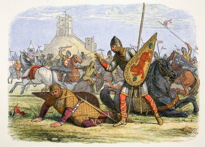Robert såret sin far, kong William I, Normandie, 1079 1864 av James William Edmund Doyle