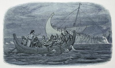 Vraket av det hvite skipet, Frankrike, 1120 1864 av James William Edmund Doyle