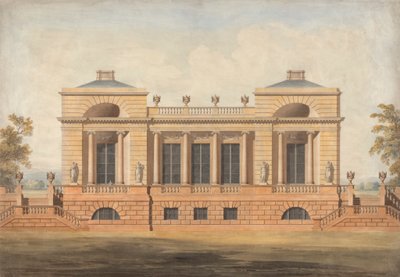 Design for et uidentifisert landsted av James Wyatt