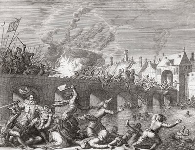 Beleiringen av Maastricht av Jan (after) Luyken