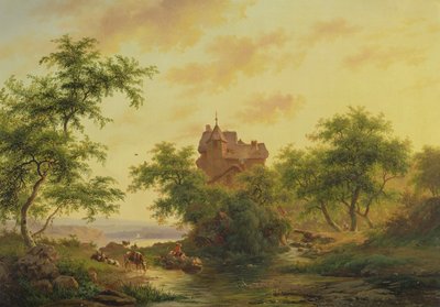 Landskap av Jan Adam Janszoon Kruseman