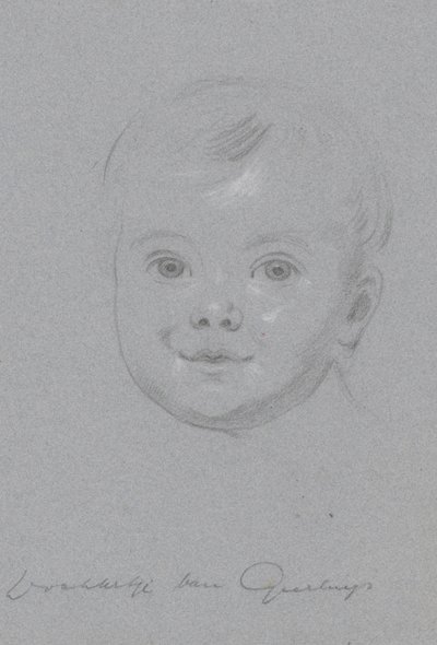 Portrett av datteren til Geerlings av Jan Adam Kruseman