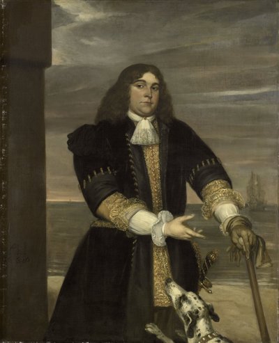 Jan van Gelder (1647-73), marinekaptein, stesønn eller Michiel Adriaensz de Ruyter av Jan Andrea Lievens