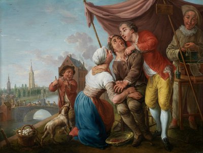 Tannlegen 'Bellavita' (olje på lerret) av Jan Anton Garemyn