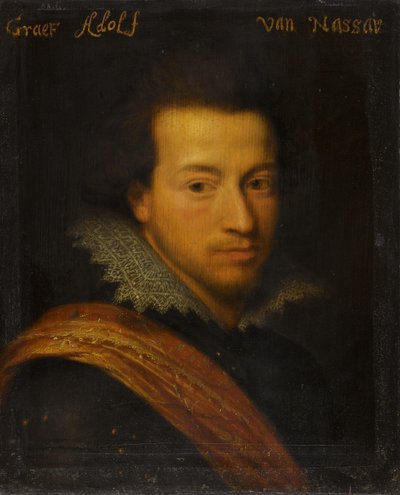 Portrett av Adolf, greve av Nassau-Siegen av Jan Antonisz van Ravesteyn (workshop of)