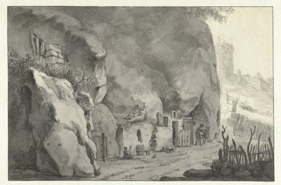 Rockehus på Loire av Jan Asselijn (attributed to)