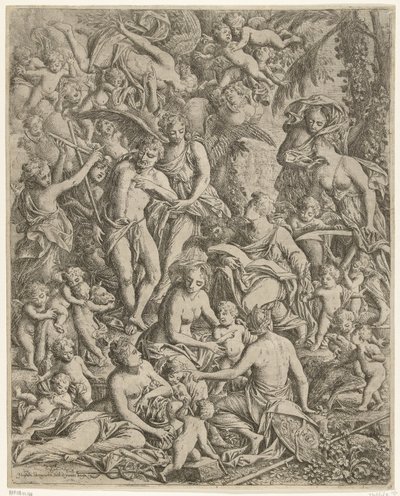 Johannes evangelisten og døperen Johannes av Jan Baptist Herregouts