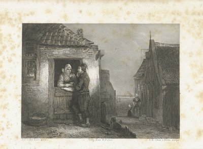 Volendam ektepar av Jan Baptist Tetar van Elven
