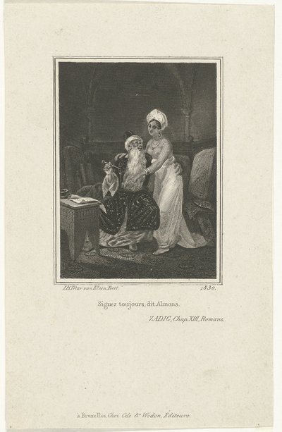 Zadig og Almona av Jan Baptist Tetar van Elven